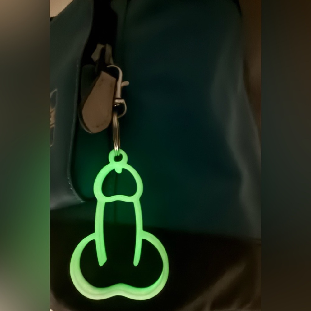 Penis Bag Charm Keychain- 3D Printed